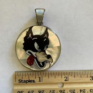 David Freeland pendant Grateful Dead dire wolf